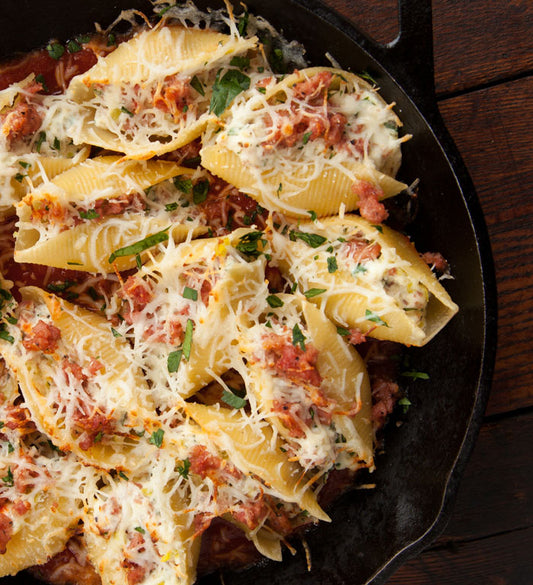 Southside Sausage & Ricotta Stuffed Pasta Shells