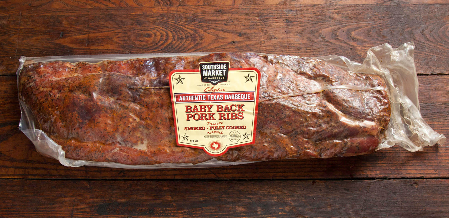Smoked & Packaged Baby Back Ribs