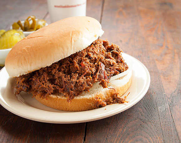 Chopped Brisket Sandwich