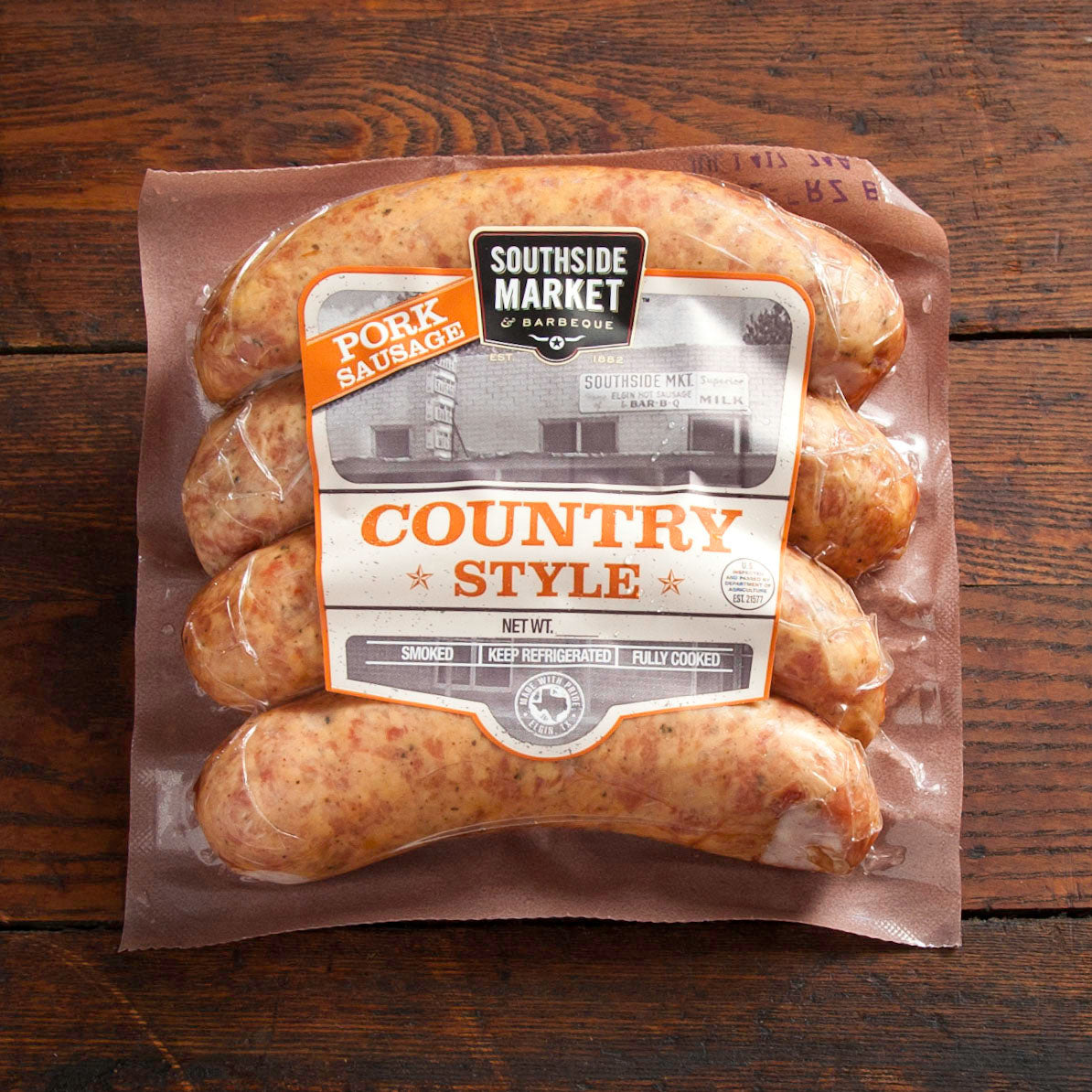 Country Style Smoked Sausage 13.3 oz. Package
