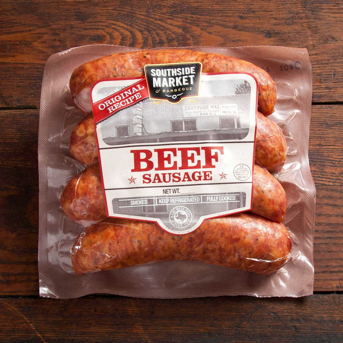Original Beef Smoked Sausage 13.3oz Package